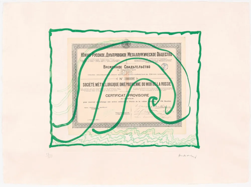 Água-Forte Alechinsky - Krach III