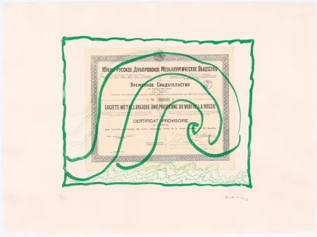 Água-Forte Alechinsky - Krach III