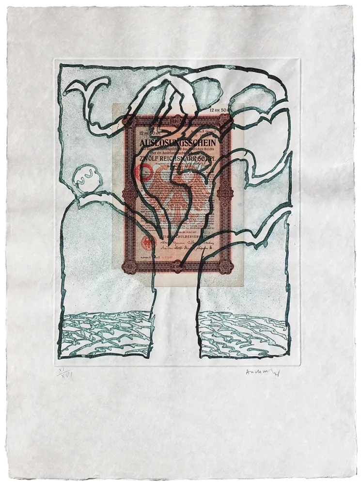 Água-Forte Alechinsky - Krach V.