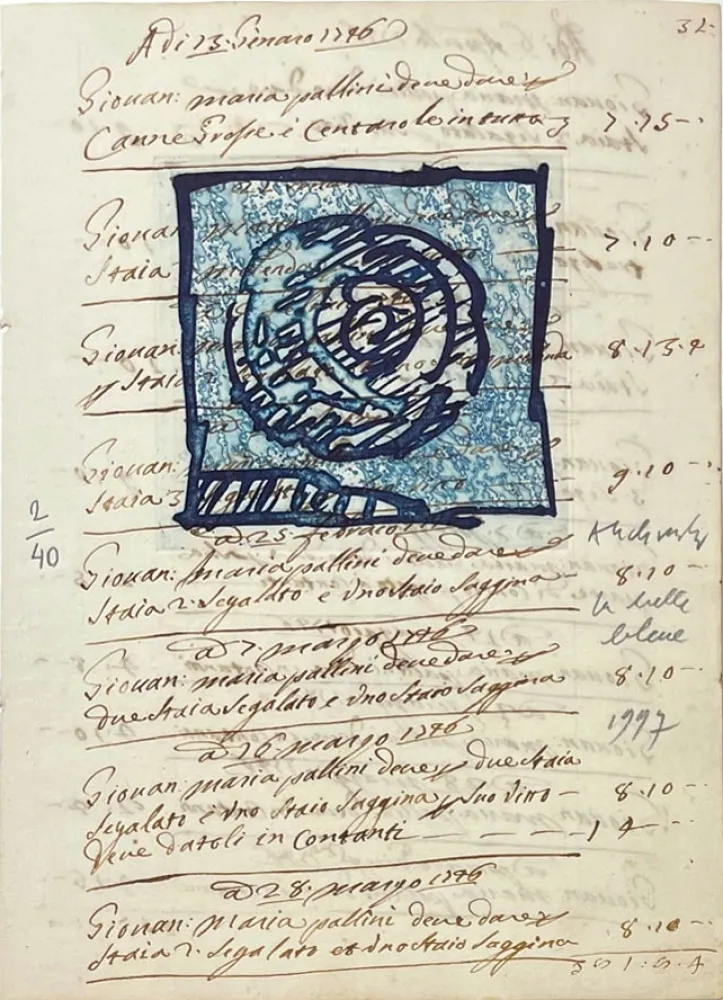 Gravura Alechinsky - La belle bleue