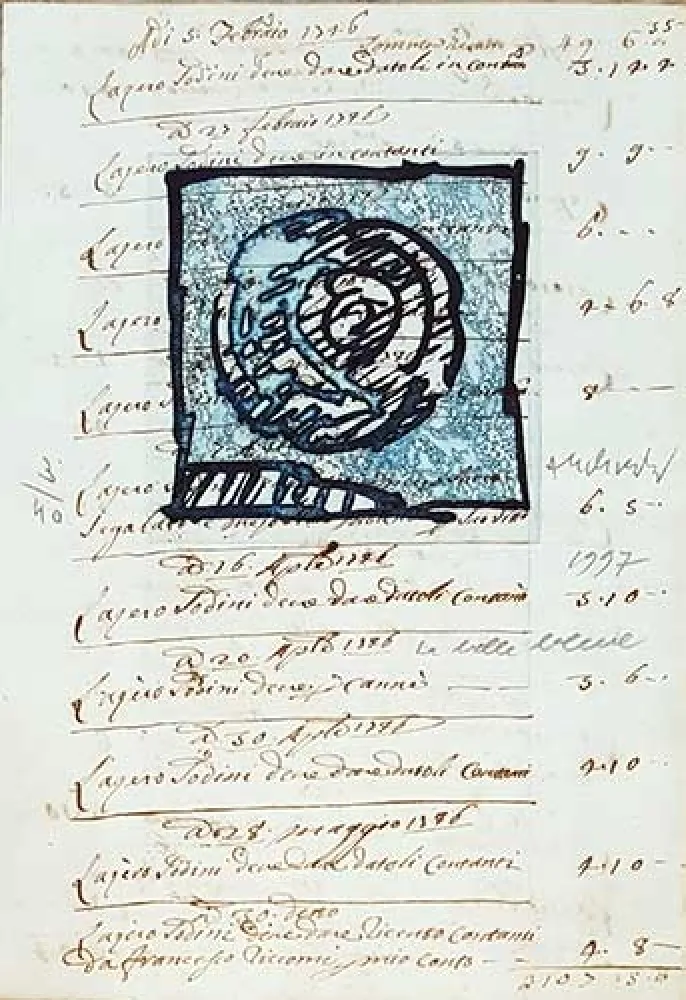 Gravura Alechinsky - La belle bleue