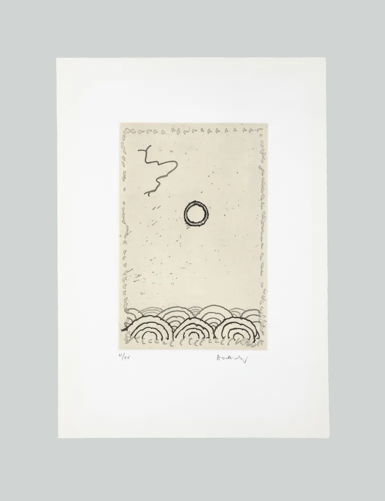 Água-Forte E Água-Tinta Alechinsky - La Cerclitude 1