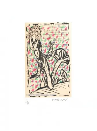 Água-Forte E Água-Tinta Alechinsky - La jardinière