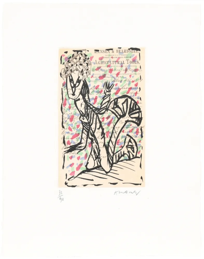 Água-Forte E Água-Tinta Alechinsky - La jardinière