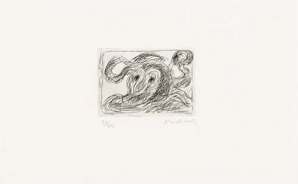 Água-Forte Alechinsky - La ligne seule 01