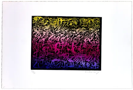 Água-Forte Alechinsky - La nuit