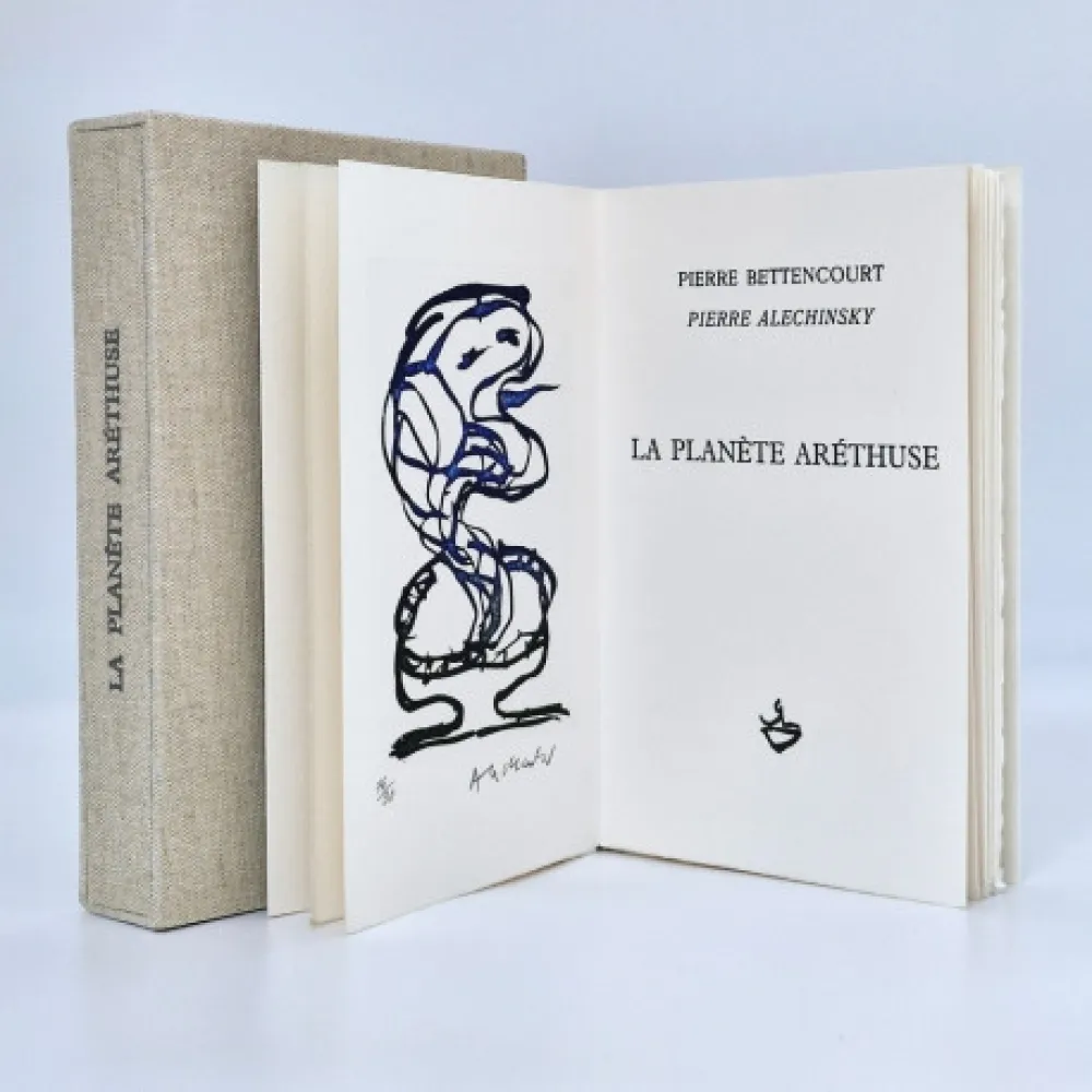 Livro Ilustrado Alechinsky - LA PLANÈTE ARÉTHUSE 