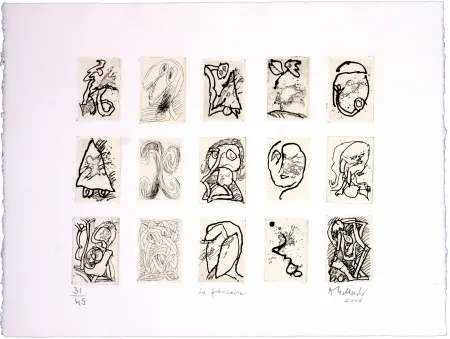 Gravura Alechinsky - La Quinzaine