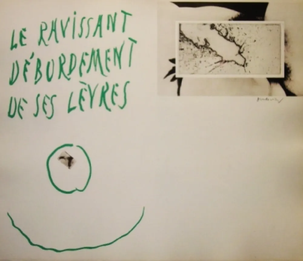 Água-Forte E Água-Tinta Alechinsky - La ravissant débordement de ses lèvres