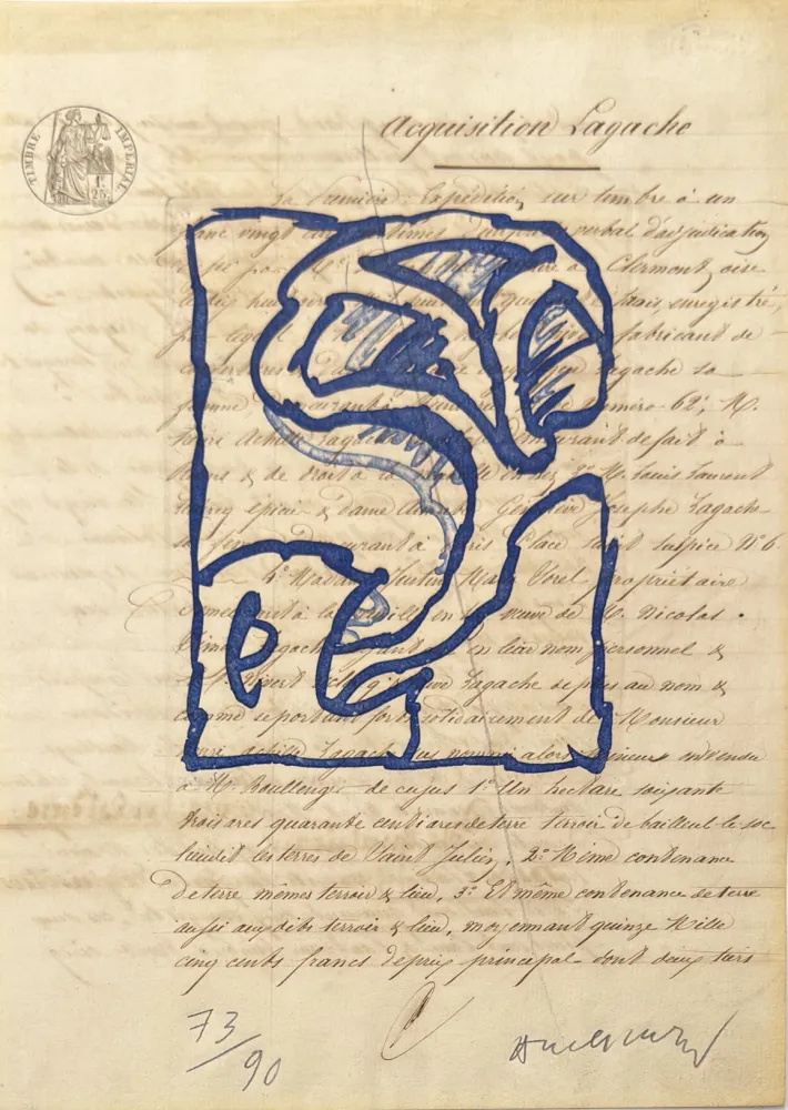 Gravura Alechinsky - La vie comme elle tourne