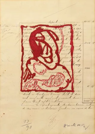 Gravura Alechinsky - La vie comme elle tourne