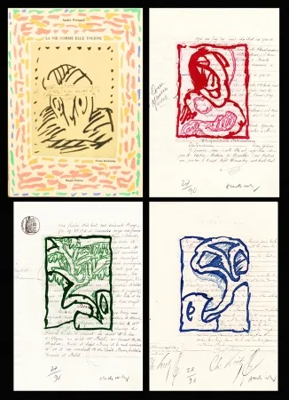 Livro Ilustrado Alechinsky - La vie comme elle tourne