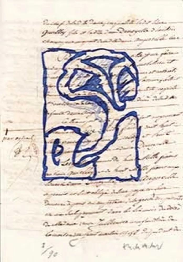 Gravura Alechinsky - La vie comme elle tourne