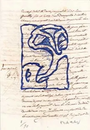 Gravura Alechinsky - La vie comme elle tourne