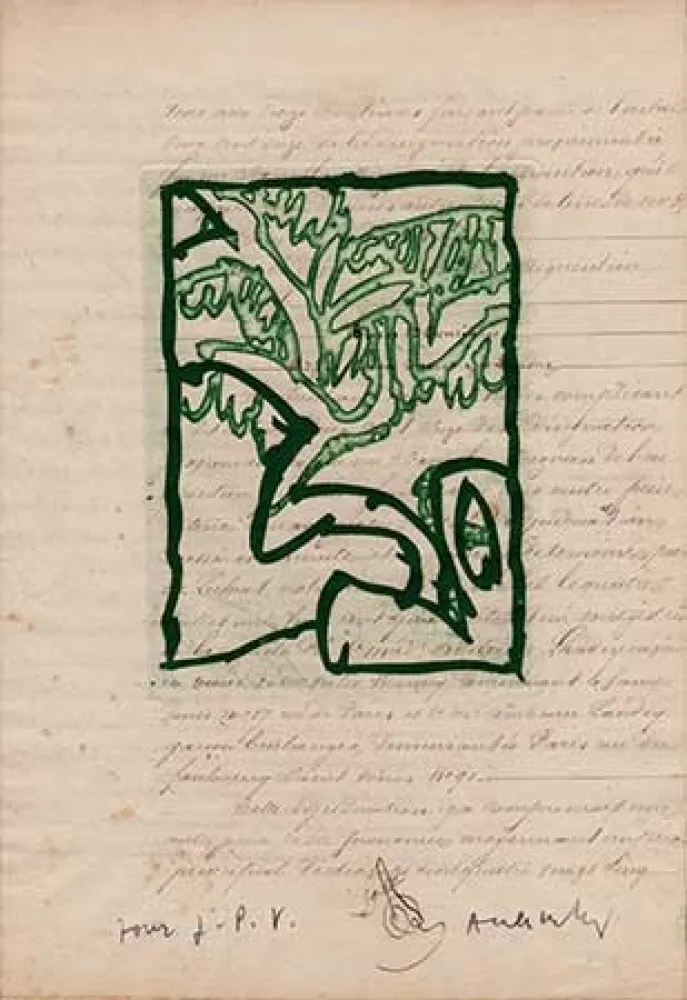 Gravura Alechinsky - La vie comme elle tourne