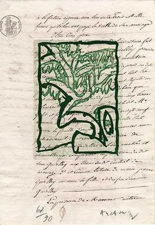 Gravura Alechinsky - La vie comme elle tourne