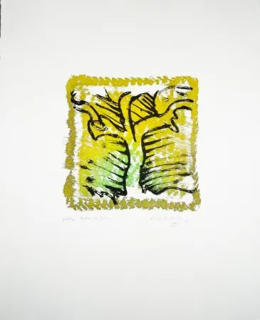 Gravura Alechinsky - L'arbre vert