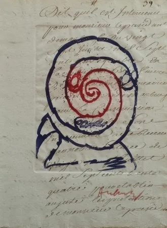 Água-Forte Alechinsky - L'avenir de la propriété