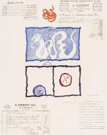 Água-Tinta Alechinsky - L’Avenir de la Propriété V