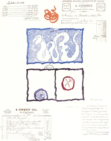 Água-Tinta Alechinsky - L’Avenir de la Propriété V