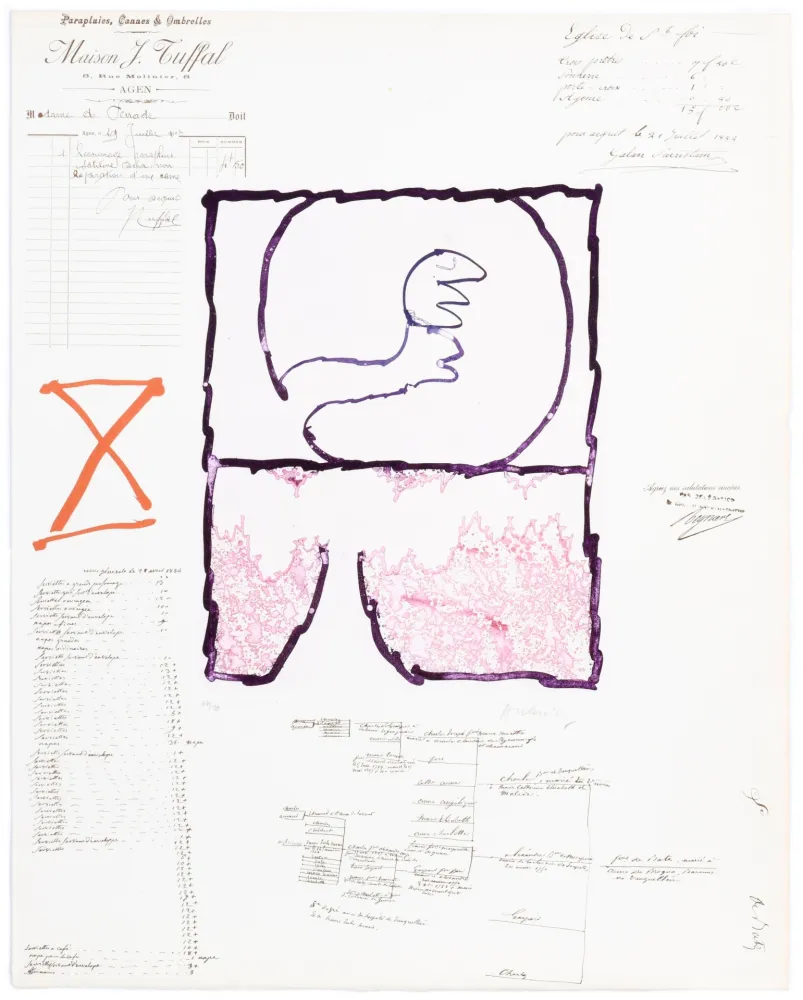 Água-Tinta Alechinsky - L’Avenir de la Propriété VI