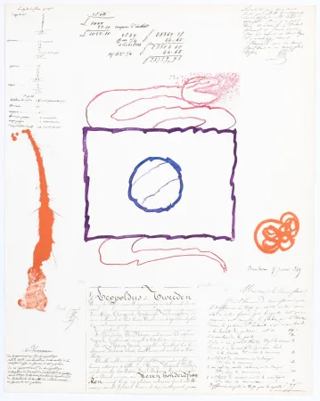 Água-Tinta Alechinsky - L’Avenir de la Propriété VII