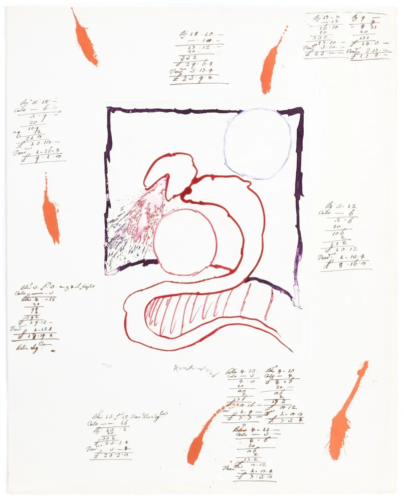 Água-Tinta Alechinsky - L’Avenir de la Propriété VIII