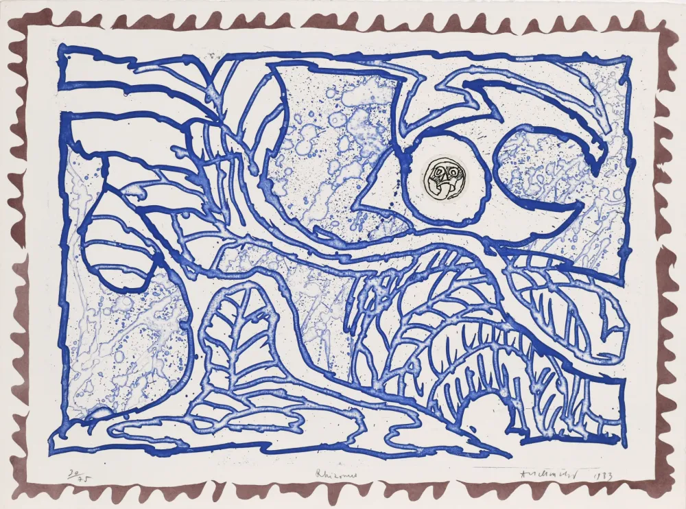 Água-Forte Alechinsky - Le chien roi – Rhizome