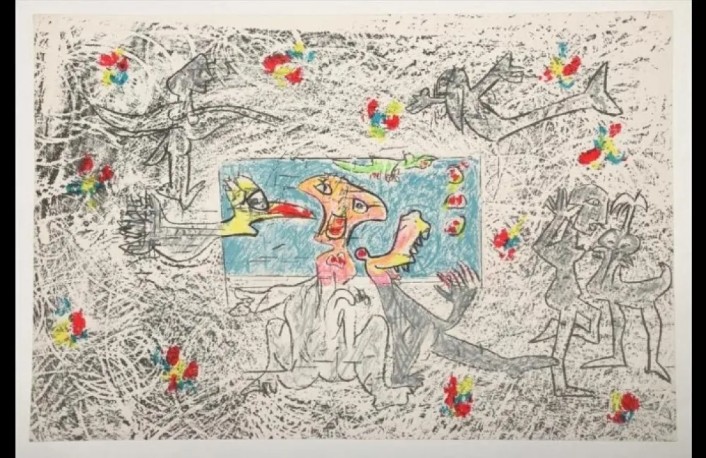 Livro Ilustrado Alechinsky - Le Grand Jamais