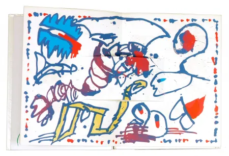 Livro Ilustrado Alechinsky - LE GRAND JAMAIS - Alechinsky/Joyce Mansour/Matta