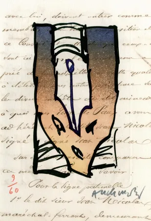 Água-Forte Alechinsky - Le Miroir ébloui