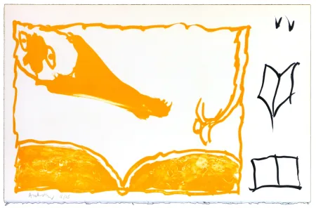 Litografia Alechinsky - Le rêve de l'ammonite 12