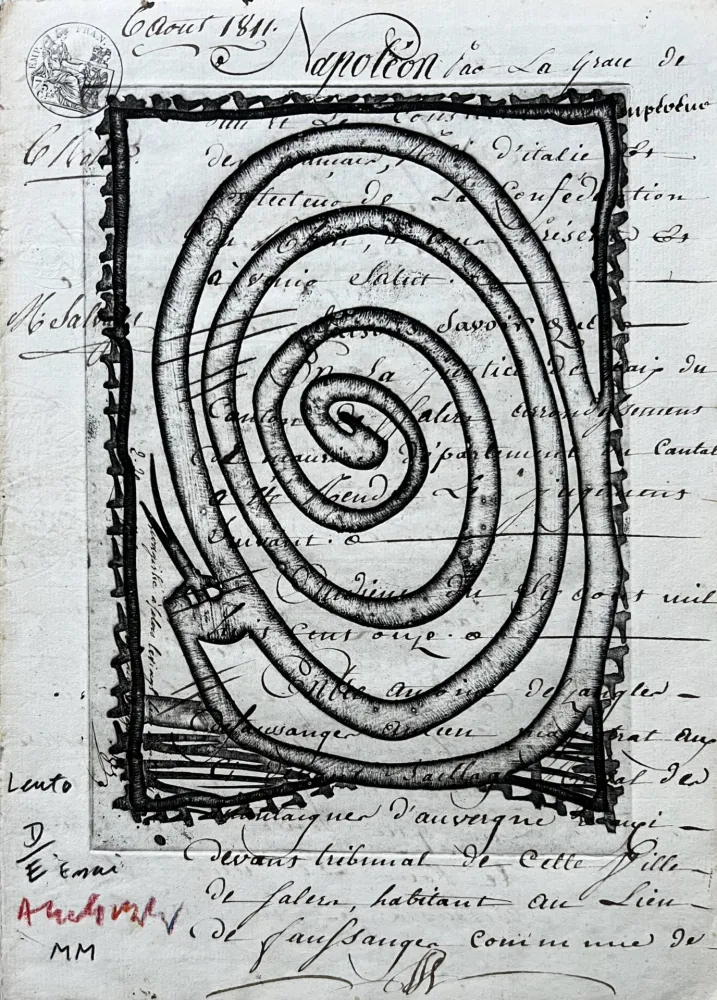 Gravura Alechinsky - Lento