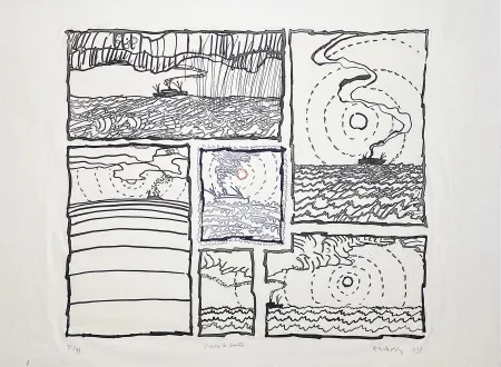 Gravura Alechinsky - L'envie de partir