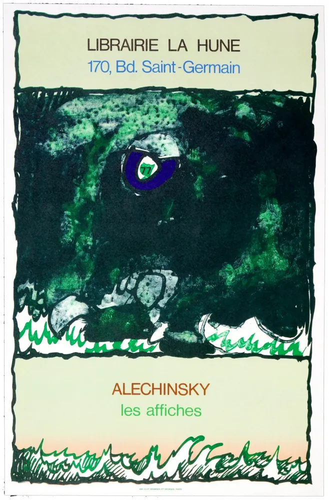 Cartaz Alechinsky - Les Affiches, 1977