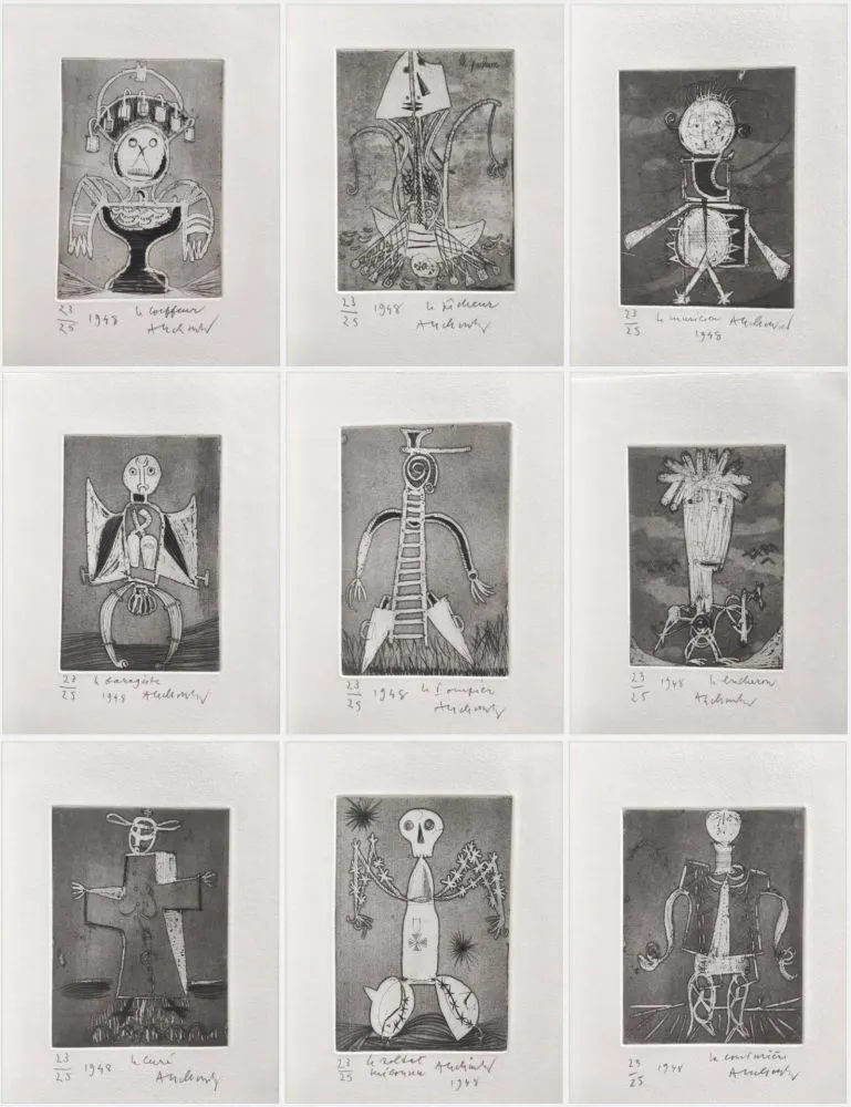 Água-Forte E Água-Tinta Alechinsky - Les Métiers