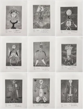 Água-Forte E Água-Tinta Alechinsky - Les Métiers