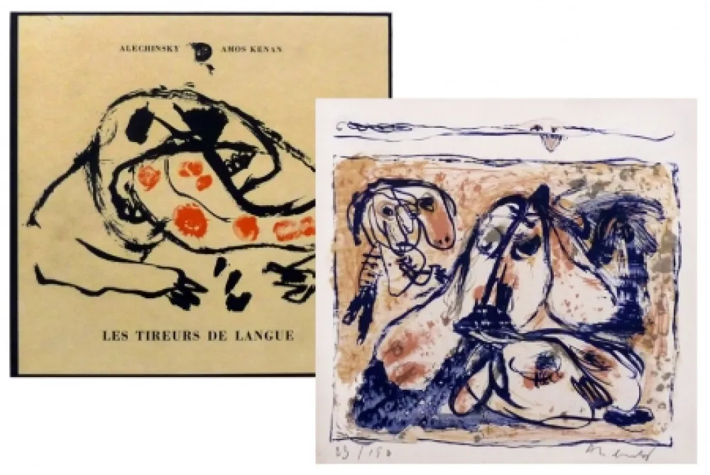 Livro Ilustrado Alechinsky - Les tireurs de langue