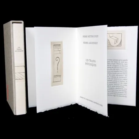 Livro Ilustrado Alechinsky - Les trains psychiques