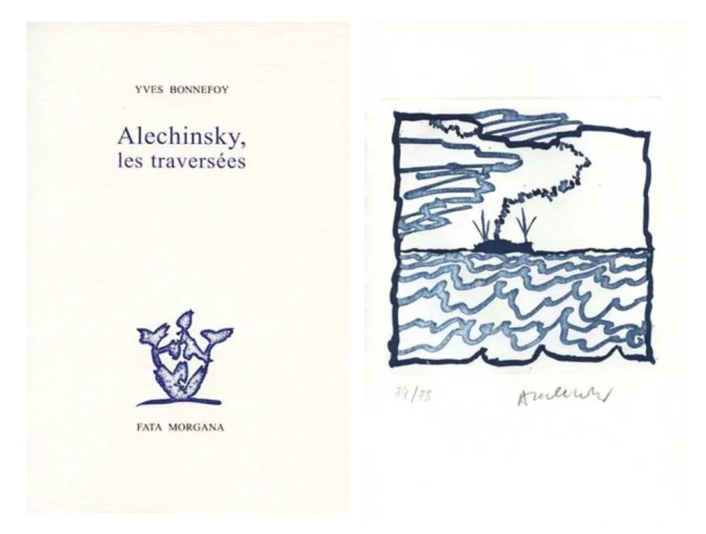 Livro Ilustrado Alechinsky - Les traversées