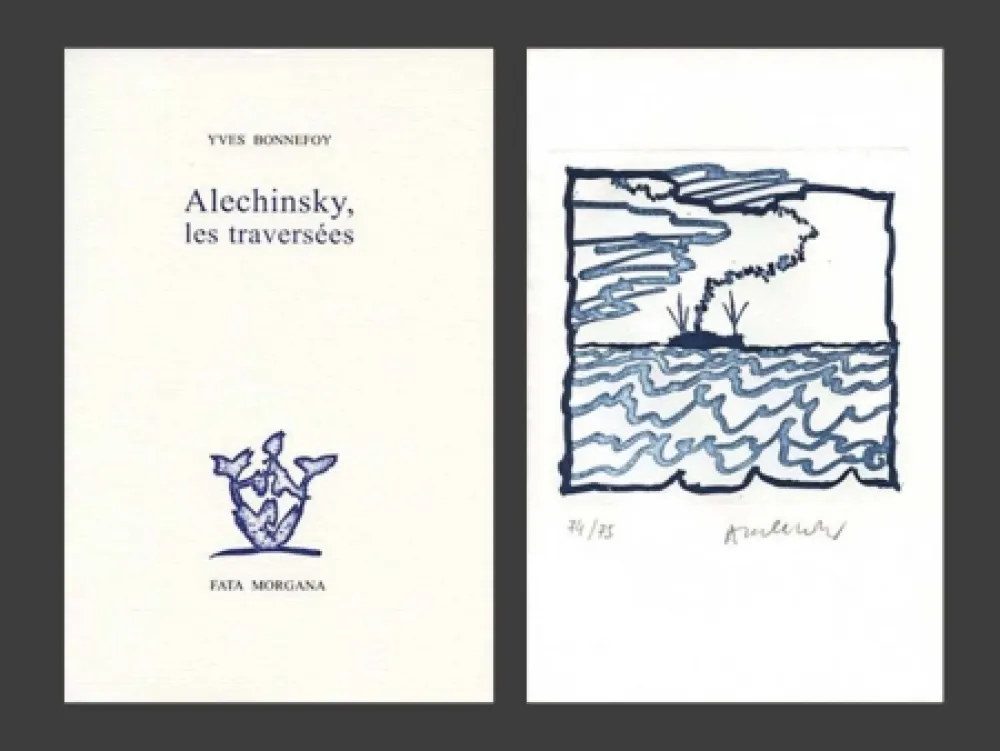 Livro Ilustrado Alechinsky - Les Traversées