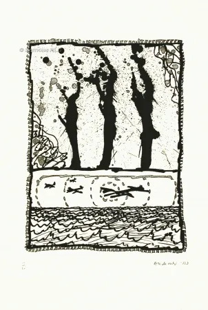 Água-Forte E Água-Tinta Alechinsky - Les trois coups