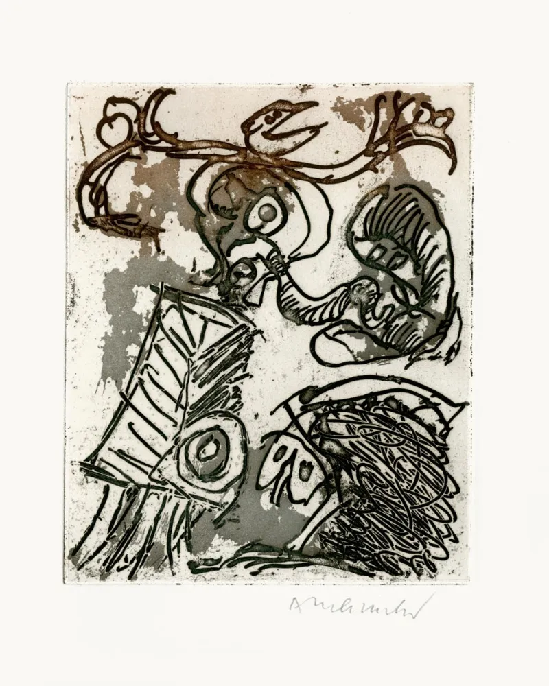 Livro Ilustrado Alechinsky - L'espace d'un doute