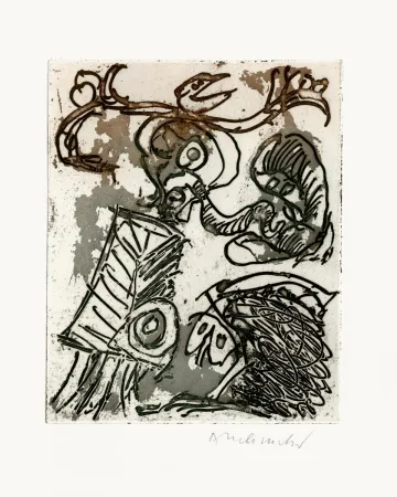 Livro Ilustrado Alechinsky - L'espace d'un doute