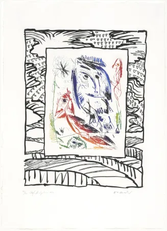 Água-Forte Alechinsky - L’été indien II