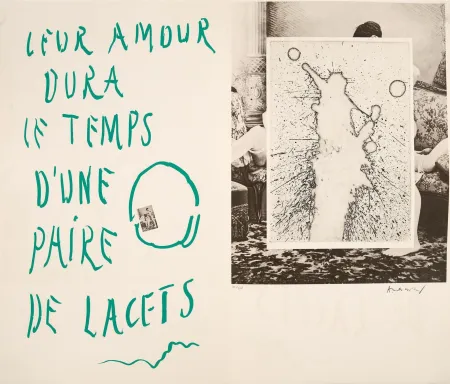 Água-Forte Alechinsky - Leur amour dura le temps d’une paire de lacets