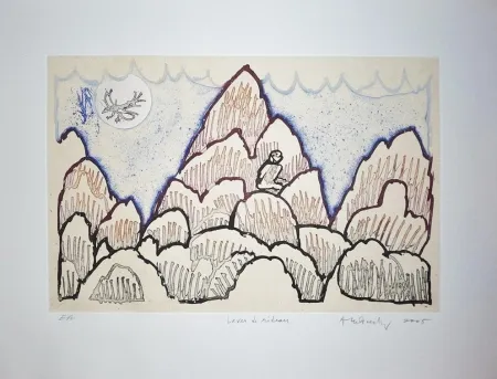 Gravura Alechinsky - Lever de rideau