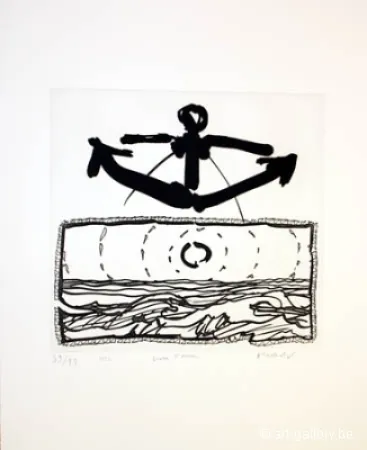 Gravura Alechinsky - Lever l'ancre