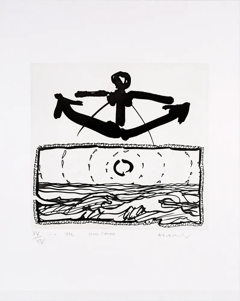 Água-Forte E Água-Tinta Alechinsky - Lever L’encre
