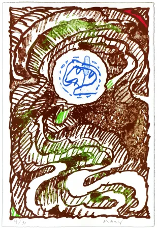 Gravura Alechinsky - L'excédante 1